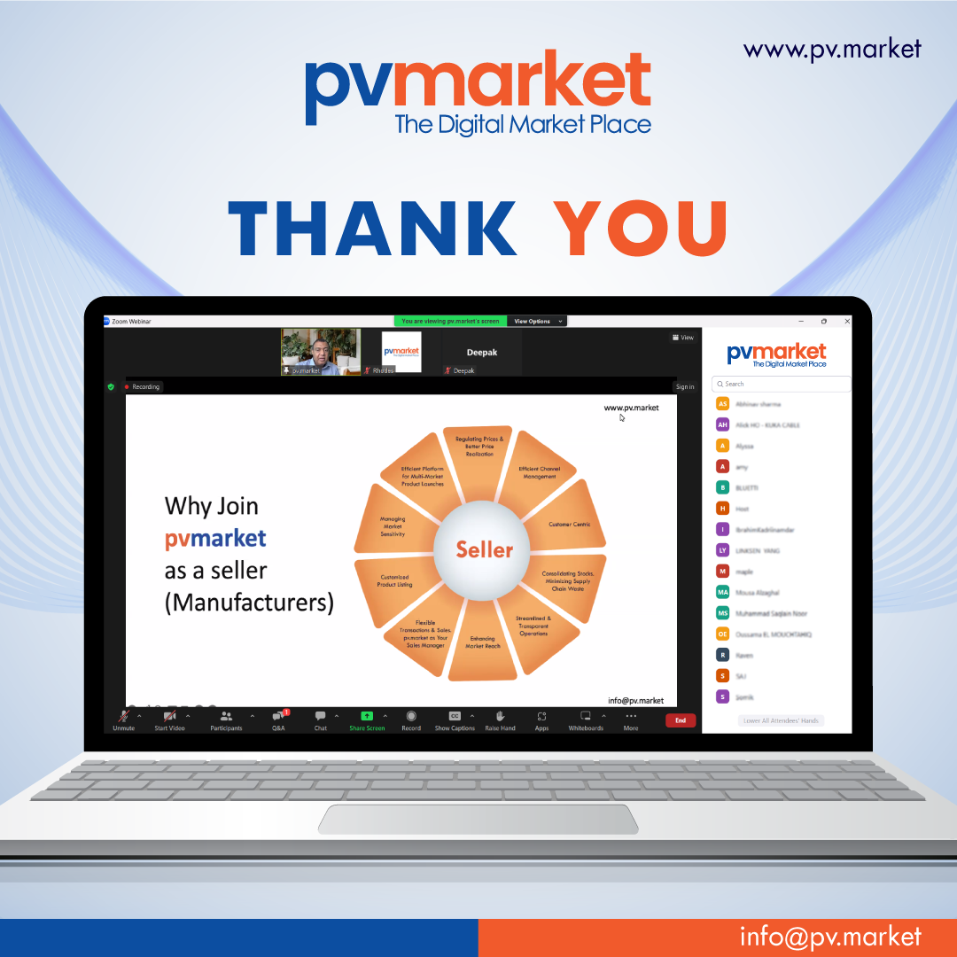 Webinar - On Boarding Sellers (Manufacturers)